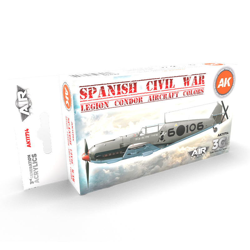 Spanish Civil War. Legion Condor Aircraft SET 3G