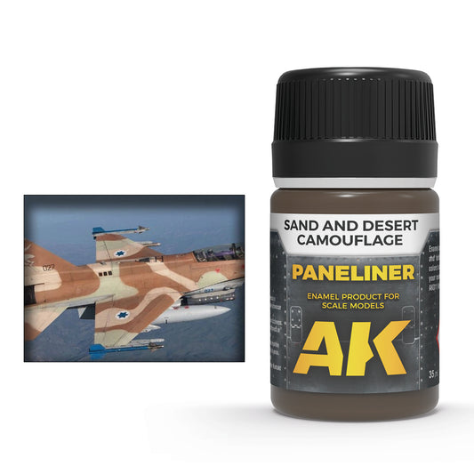 Paneliner for sand and desert camouflage 35ml