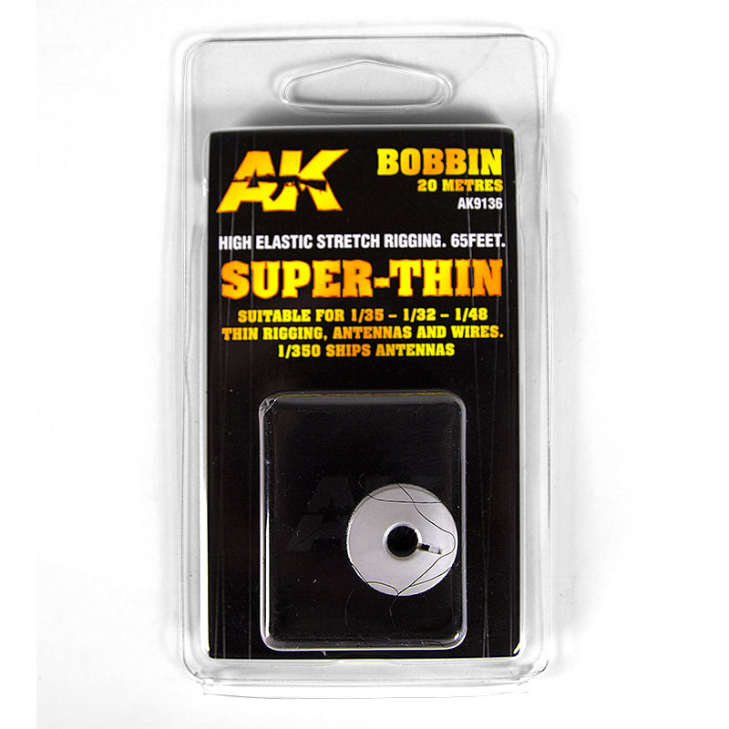 ELASTIC RIGGING BOBBINSUPER-THIN