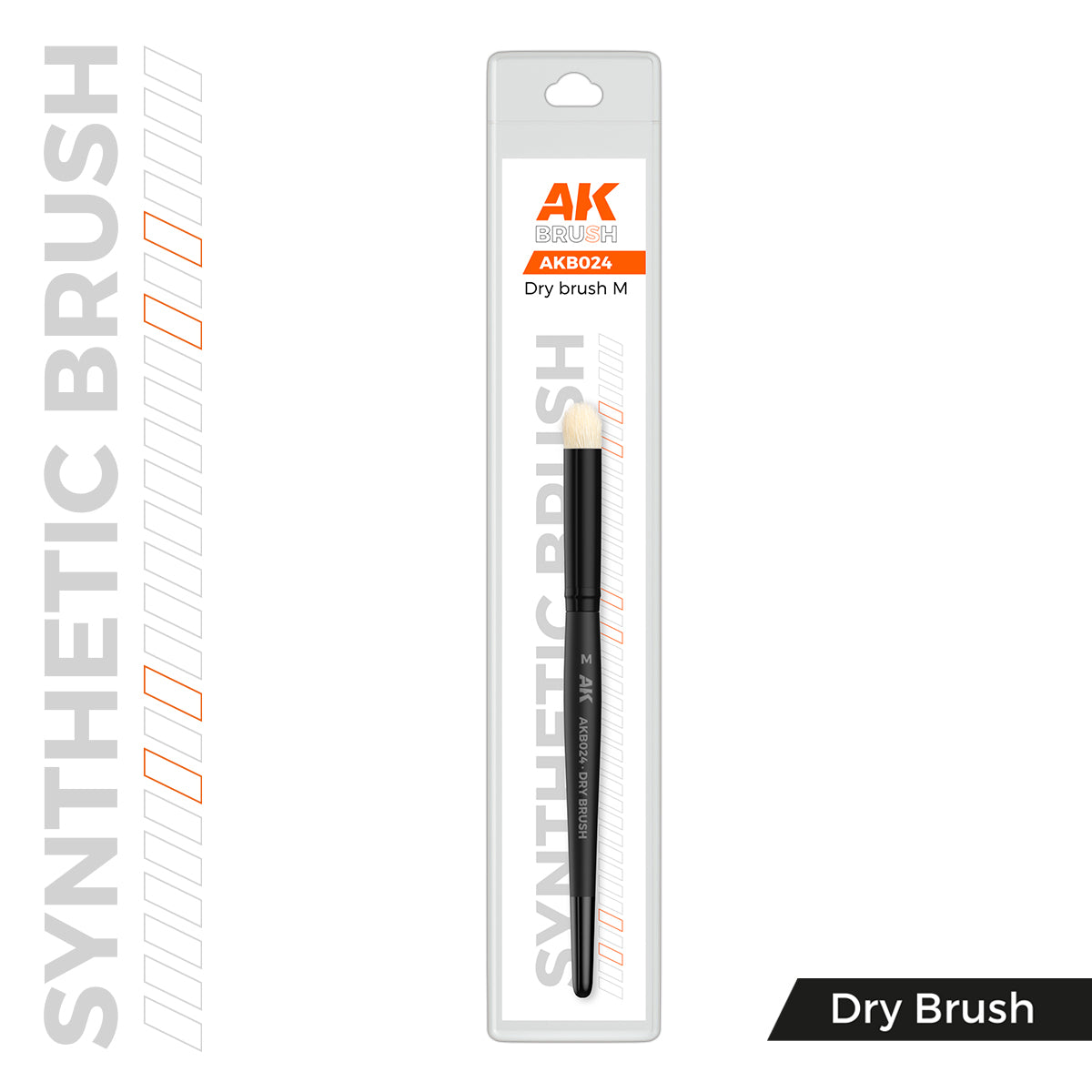 AK SYNTHETIC DRY BRUSH - M