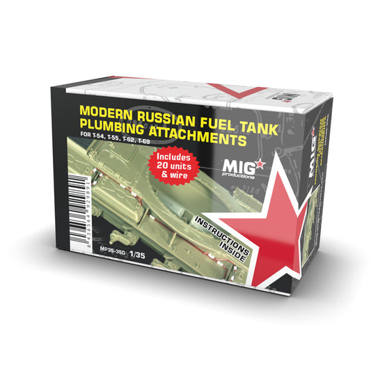 MODERN RUSSIAN FUEL TANK PLUMBING ATTACHEMENT 1:35