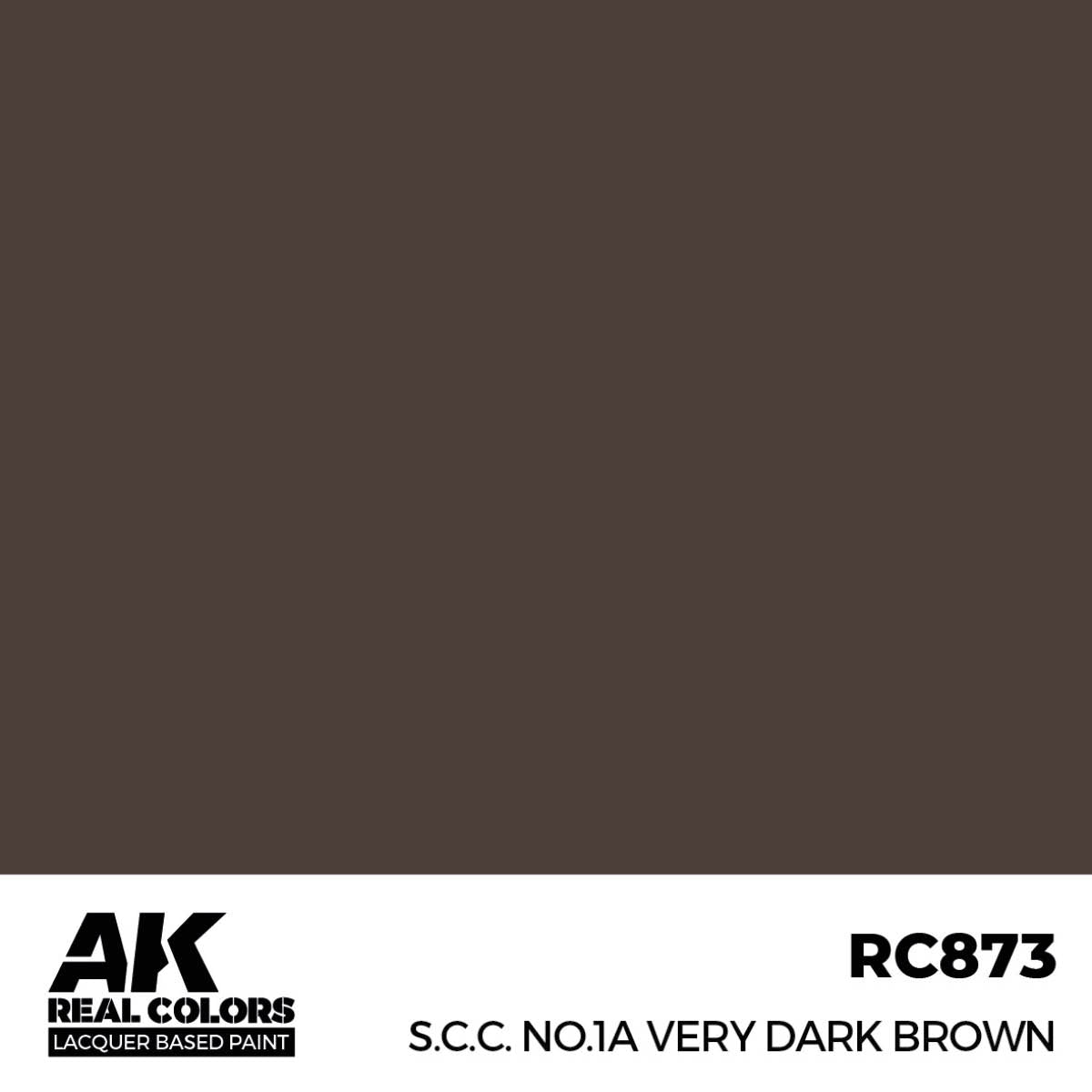 S.C.C. No.1A Very Dark Brown 17 ml.