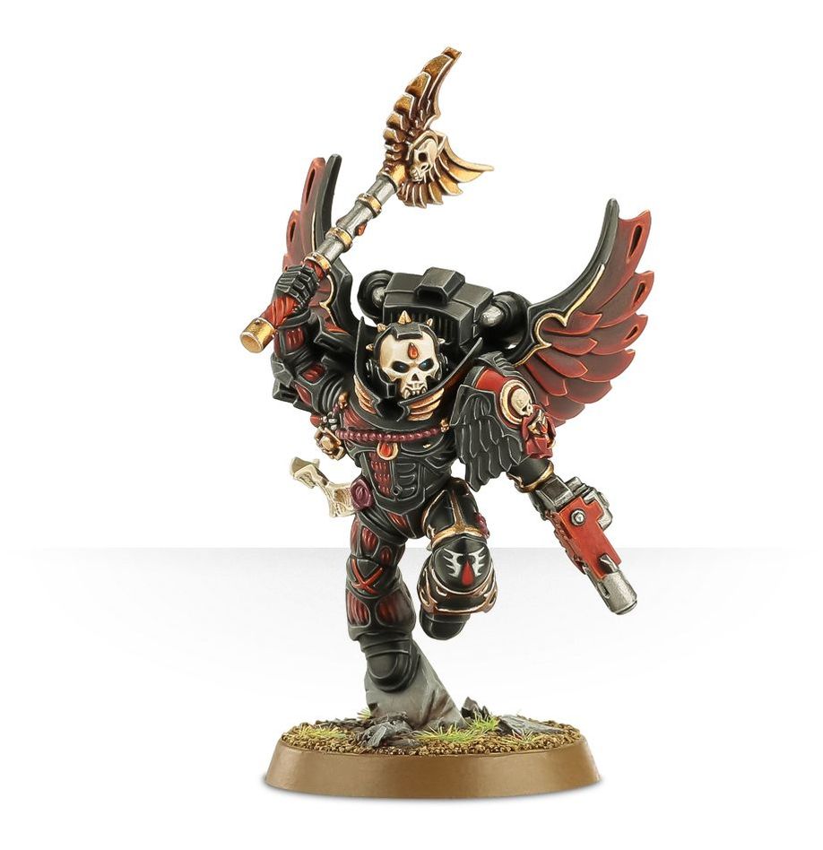 WARHAMMER 40K - ÁNGELES SANGRIENTOS: CAPELLÁN CON PROPULSOR DE SALTO