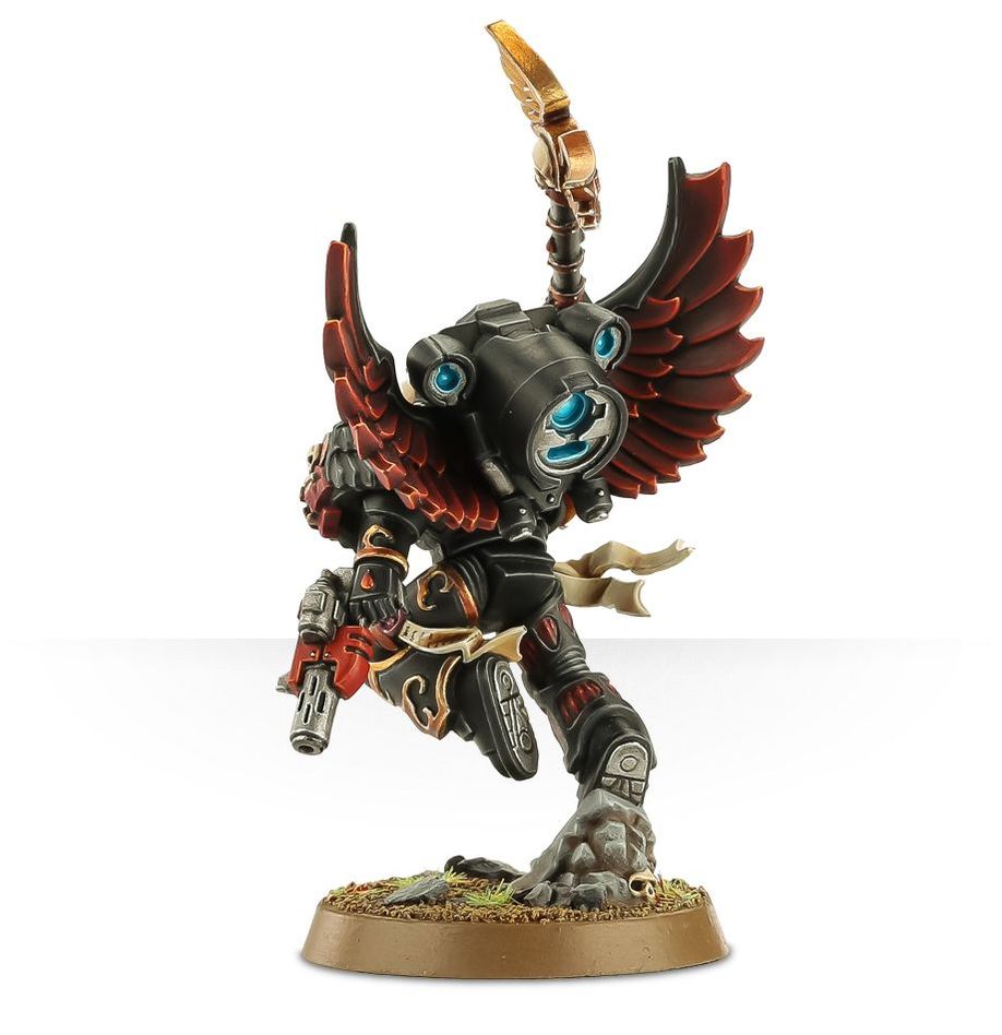 WARHAMMER 40K - ÁNGELES SANGRIENTOS: CAPELLÁN CON PROPULSOR DE SALTO