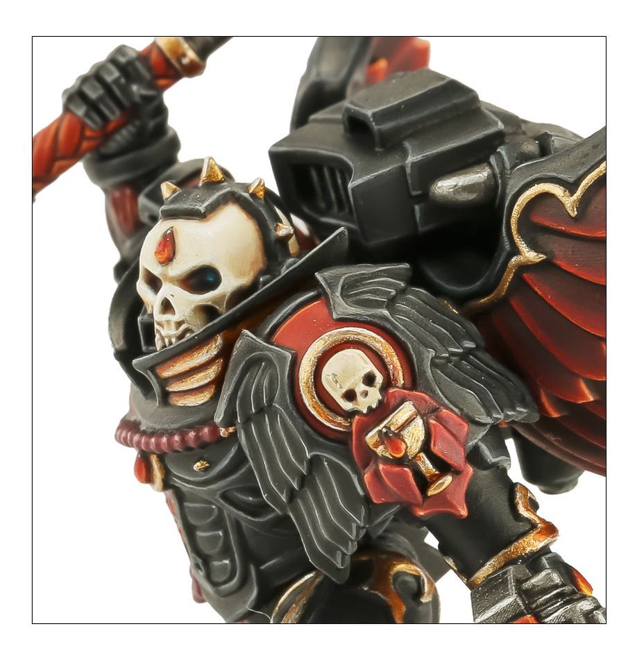 WARHAMMER 40K - ÁNGELES SANGRIENTOS: CAPELLÁN CON PROPULSOR DE SALTO