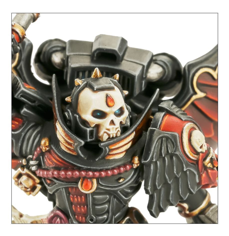 WARHAMMER 40K - ÁNGELES SANGRIENTOS: CAPELLÁN CON PROPULSOR DE SALTO