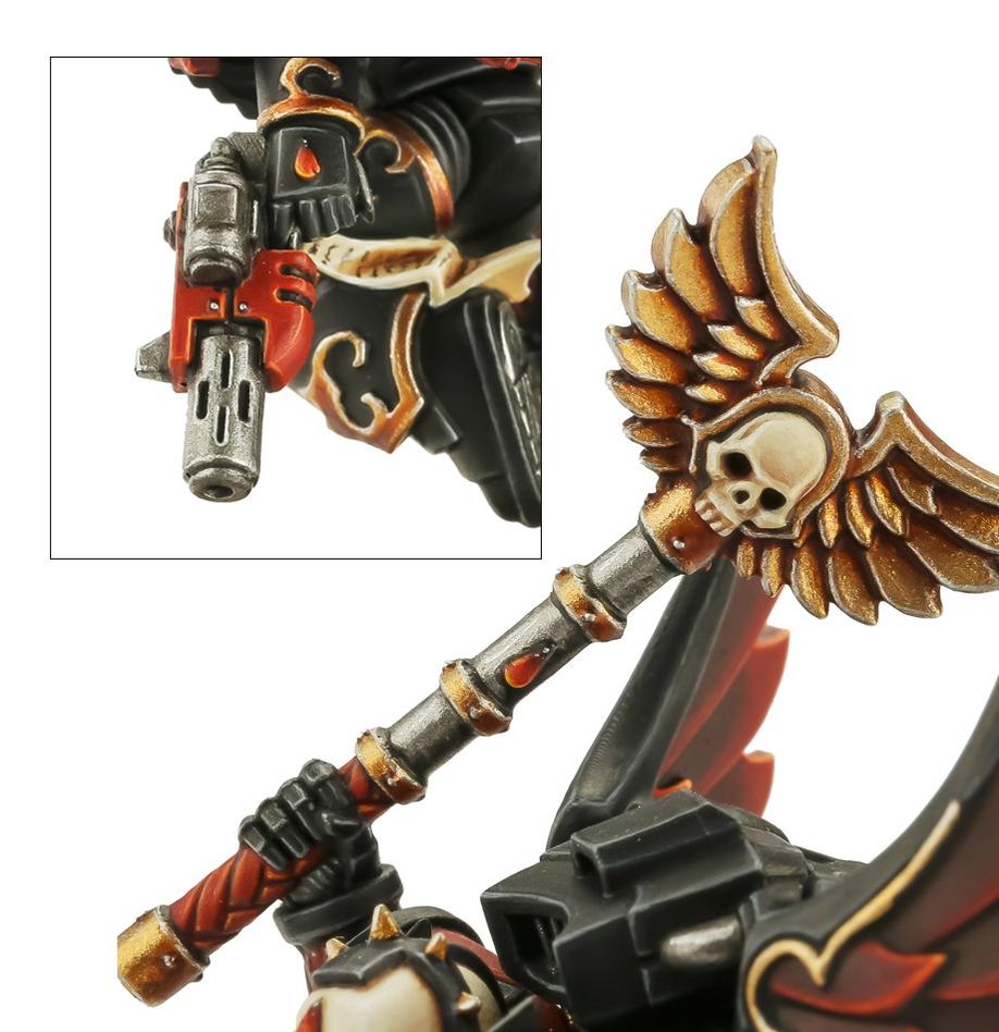 WARHAMMER 40K - ÁNGELES SANGRIENTOS: CAPELLÁN CON PROPULSOR DE SALTO