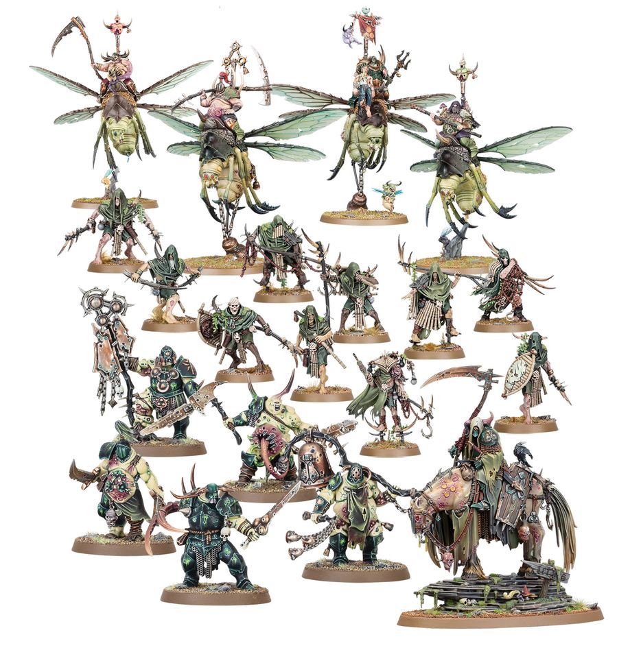 AGE OF SIGMAR - AGUSANADOS DE NURGLE: QUISTE DE PESTEDRAMA