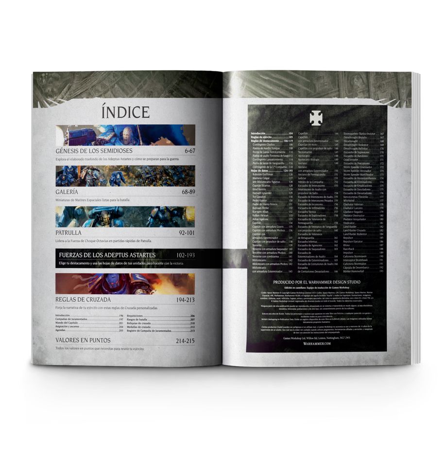 WARHAMMER 40K - MARINES ESPACIALES: CODEX ESPAÑOL
