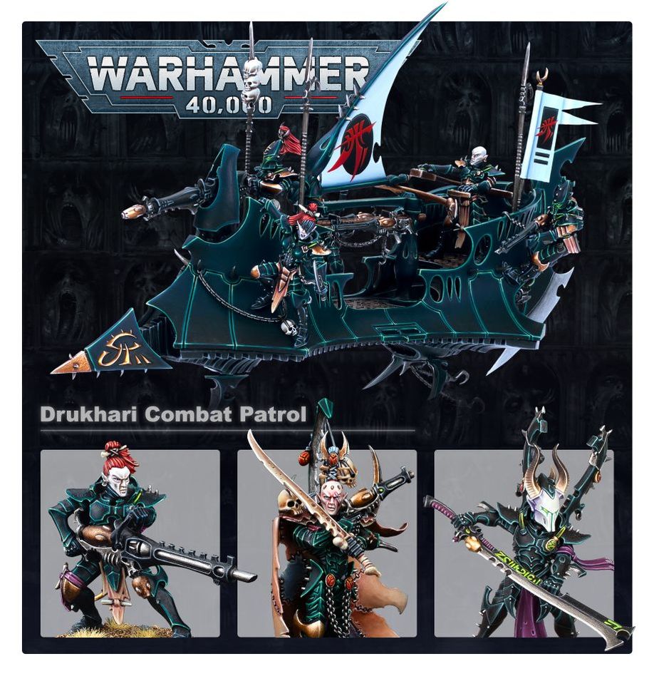 WARHAMMER 40K PATRULLA DE COMBATE: DRUKHARI