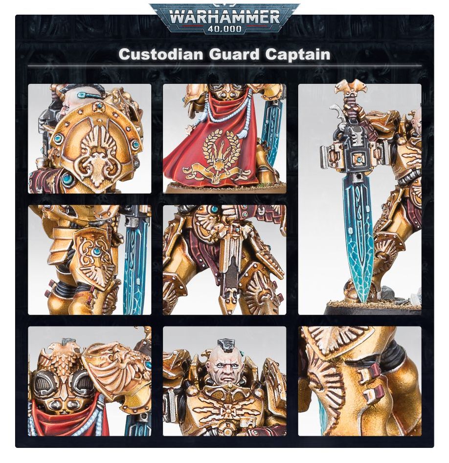 WARHAMMER 40K - ADEPTUS CUSTODES: GUARDIANES CUSTODIOS