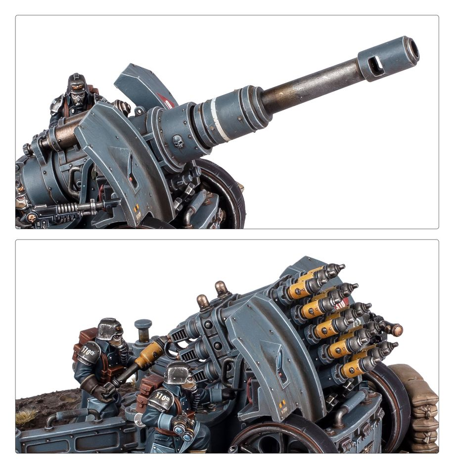 WARHAMMER 40K - ASTRA MILITARUM: DOTACION DE ARTILLERIA DE CAMPANA