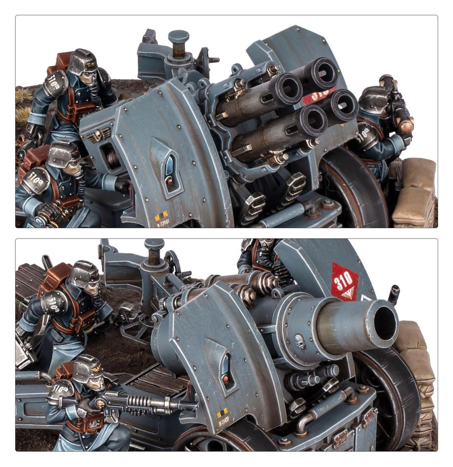 WARHAMMER 40K - ASTRA MILITARUM: DOTACION DE ARTILLERIA DE CAMPANA