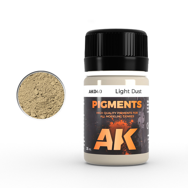 AK-Interactive - LIGHT DUST PIGMENT – PIGMENTO DE POLVO CLARO