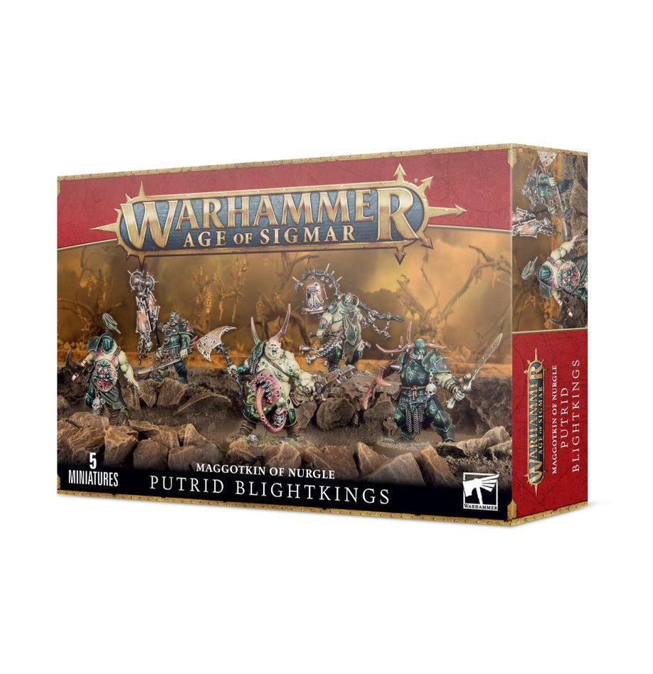 AGE OF SIGMAR - MAGGOTKIN OF NURGLE: REYESPLAGA PÚTRIDOS