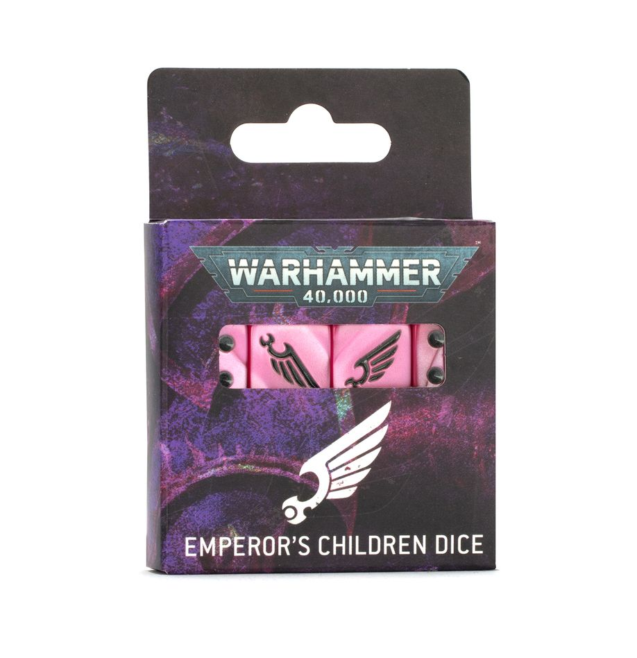 WARHAMMER 40K - EMPEROR'S CHILDREN DICE / Dados de los Hijos del Emperador