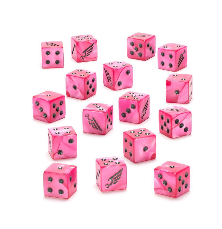 WARHAMMER 40K - EMPEROR'S CHILDREN DICE / Dados de los Hijos del Emperador