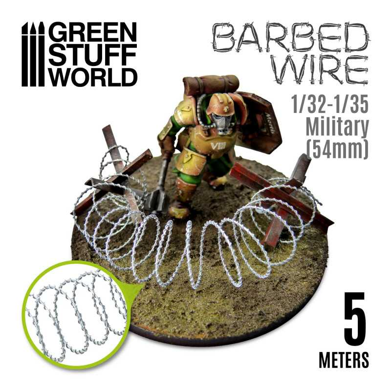 GSW: Alambre de espino - 1/32-1/35 Militar (54mm)