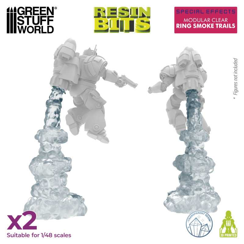 GSW - Humos para Jetpacks transparente con anillos (Modular) 1:48