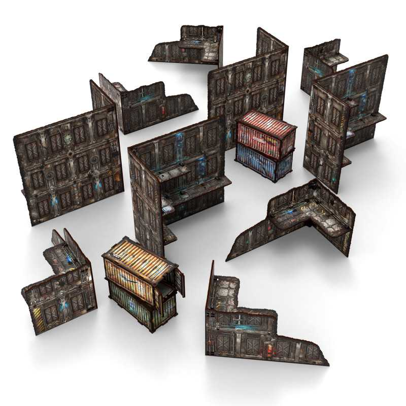 Pack de escenografía WTC plegable pre-pintada - Sci-Fi