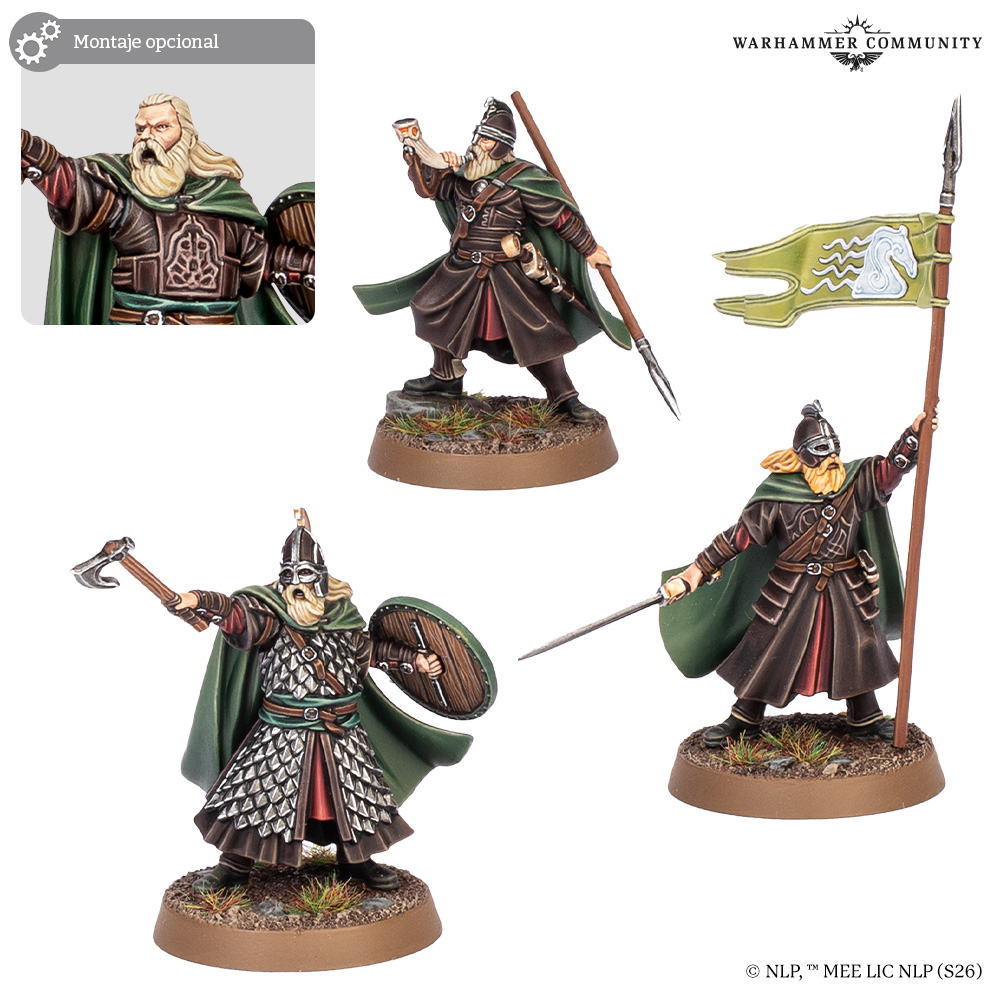 M-E SBG: WARRIORS OF ROHAN COMMANDERS