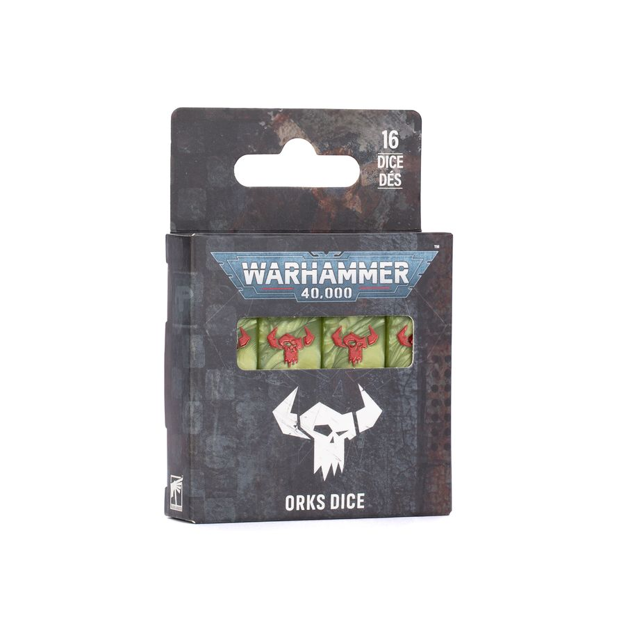 WARHAMMER 40000: ORKS DICE - miniatura y caja de Orks Warhammer 40k