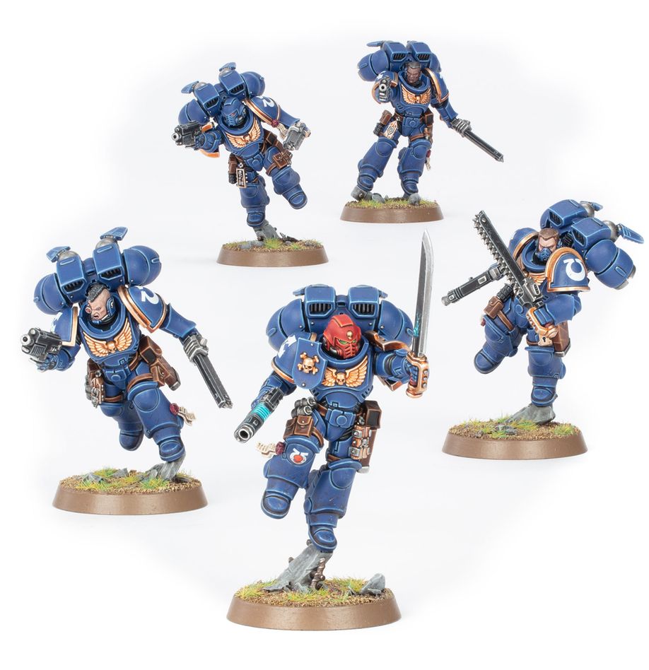 WARHAMMER 40K - MARINES ESPACIALES: INTERCESORES CON PROPULSORES DE SALTO