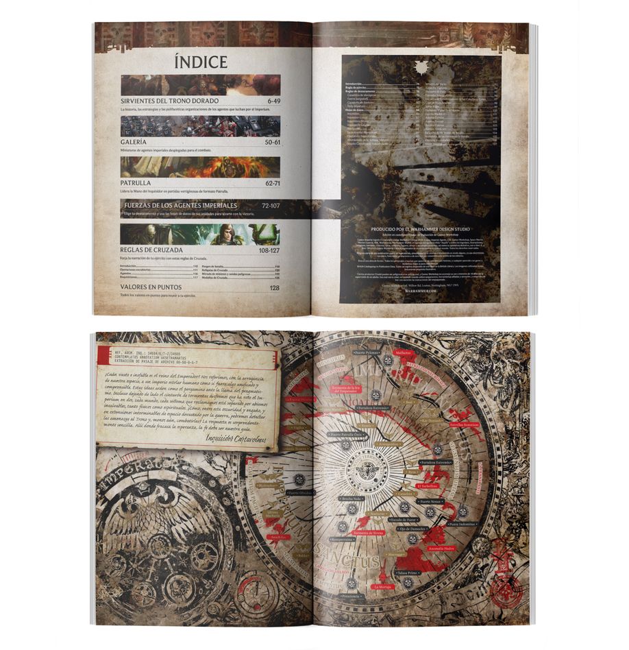 WARHAMMER 40K - AGENTES IMPERIALES: CODEX ESPAÑOL