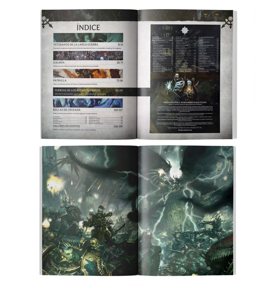 WARHAMMER 40K - MARINES ESPACIALES DEL CAOS: CODEX ESPAÑOL