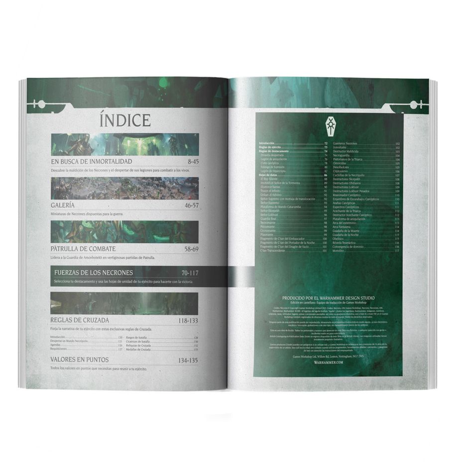 WARHAMMER 40K - NECRONES: CODEX ESPAÑOL
