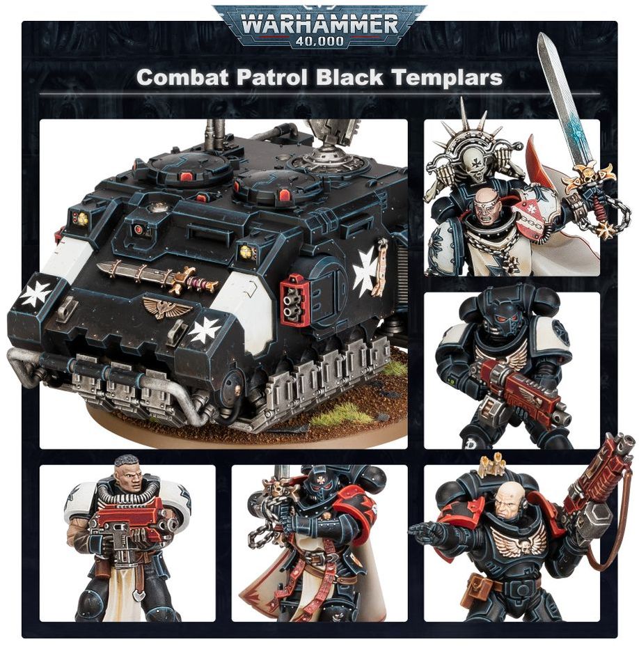 WARHAMMER 40K - PATRULLA DE COMBATE: TEMPLARIOS NEGROS