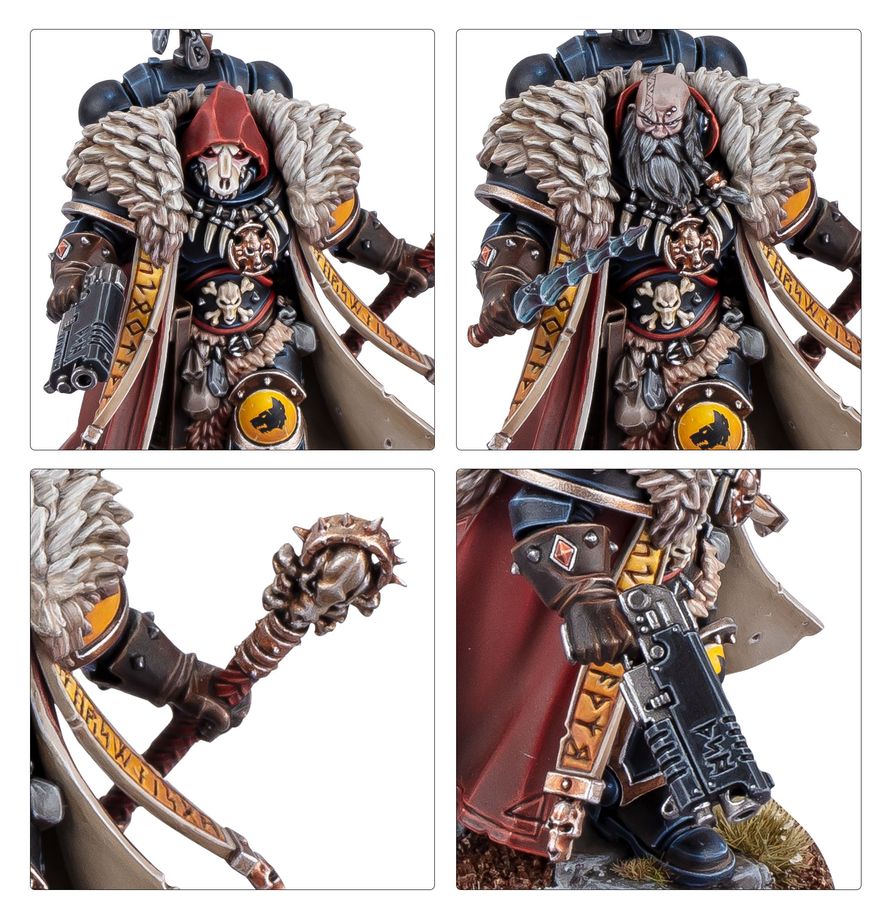 Detalles del Sacerdote Lobo de Space Wolves