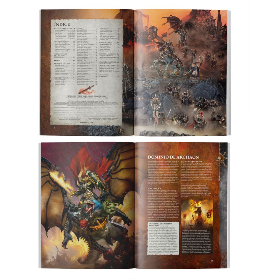 AGE OF SIGMAR - TOMO DE BATALLA: ESCLAVOS DE LA OSCURIDAD (ESPAÑOL)