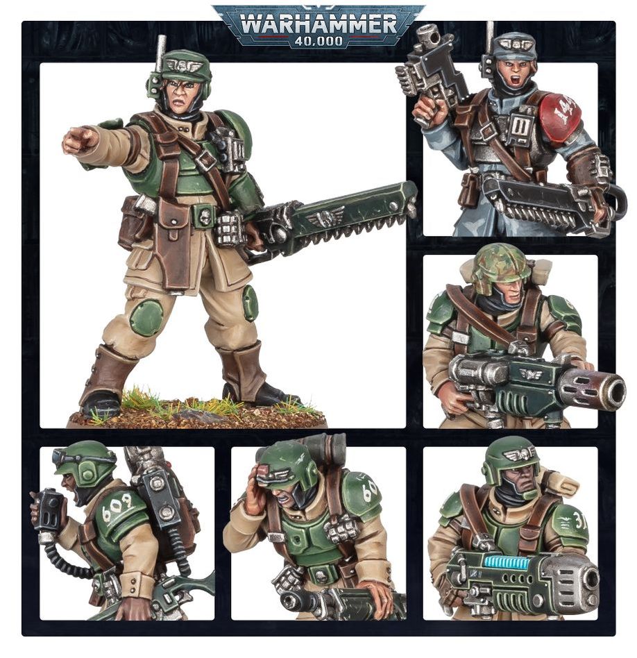 WARHAMMER 40K - ASTRA MILITARUM: TROPAS DE CHOQUE DE CADIA