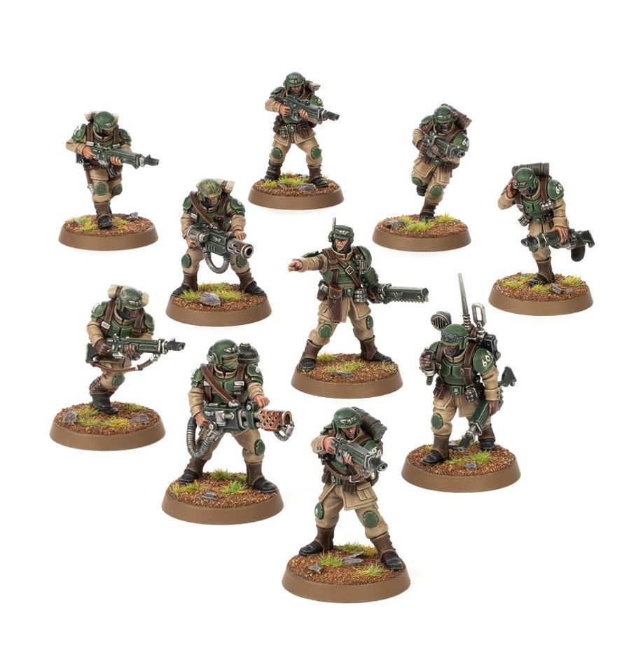 WARHAMMER 40K - ASTRA MILITARUM: TROPAS DE CHOQUE DE CADIA