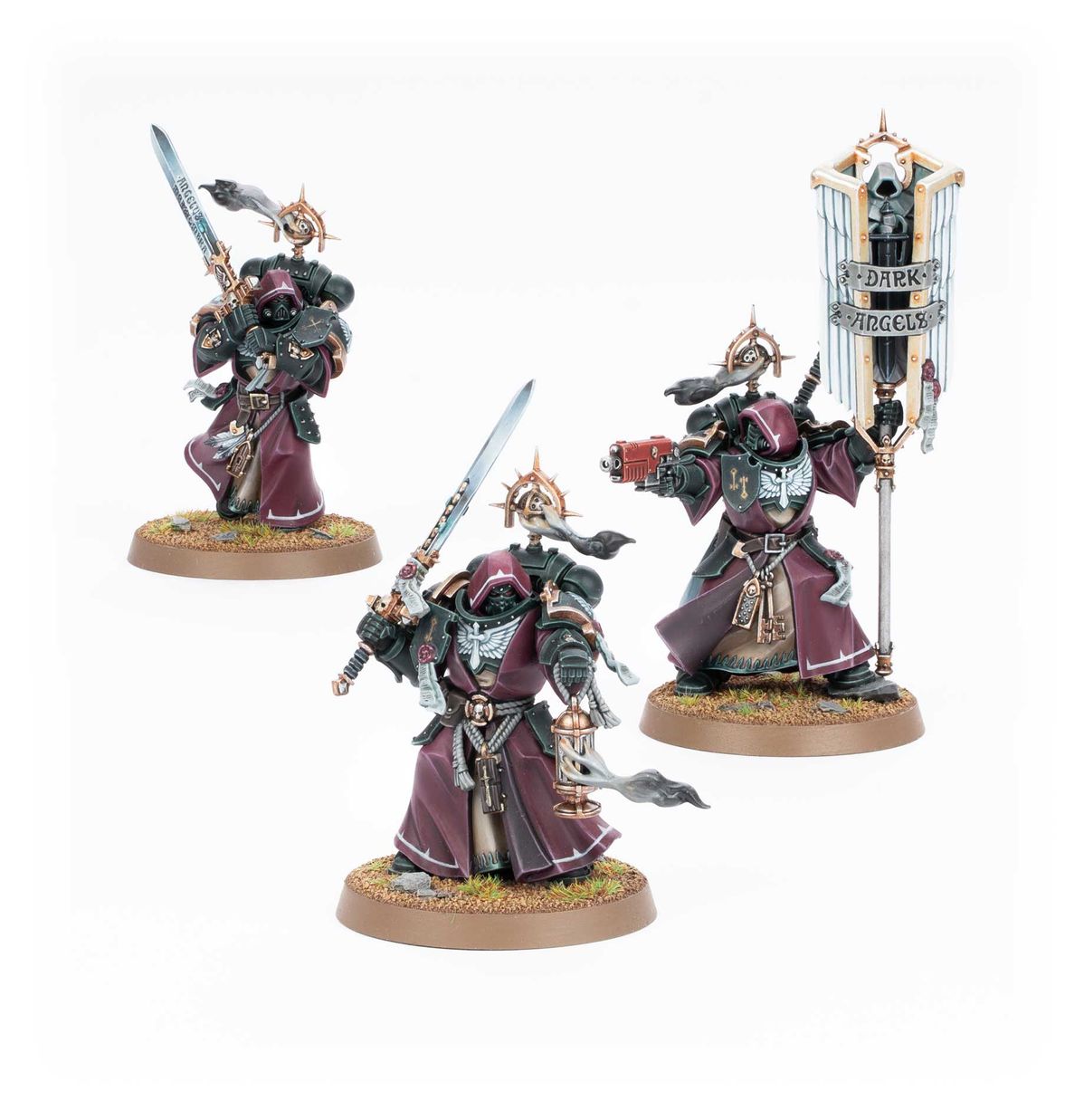 Tres Camaradas del Círculo Interior de Dark Angels (Ángeles Oscuros) para Warhammer 40K