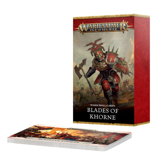 Warscroll Cards: Blades of Khorne (Inglés)