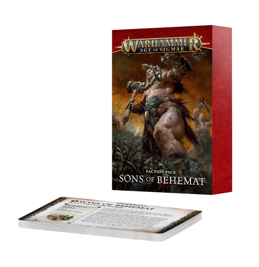Faction Pack: Sons of Behemat (Inglés)