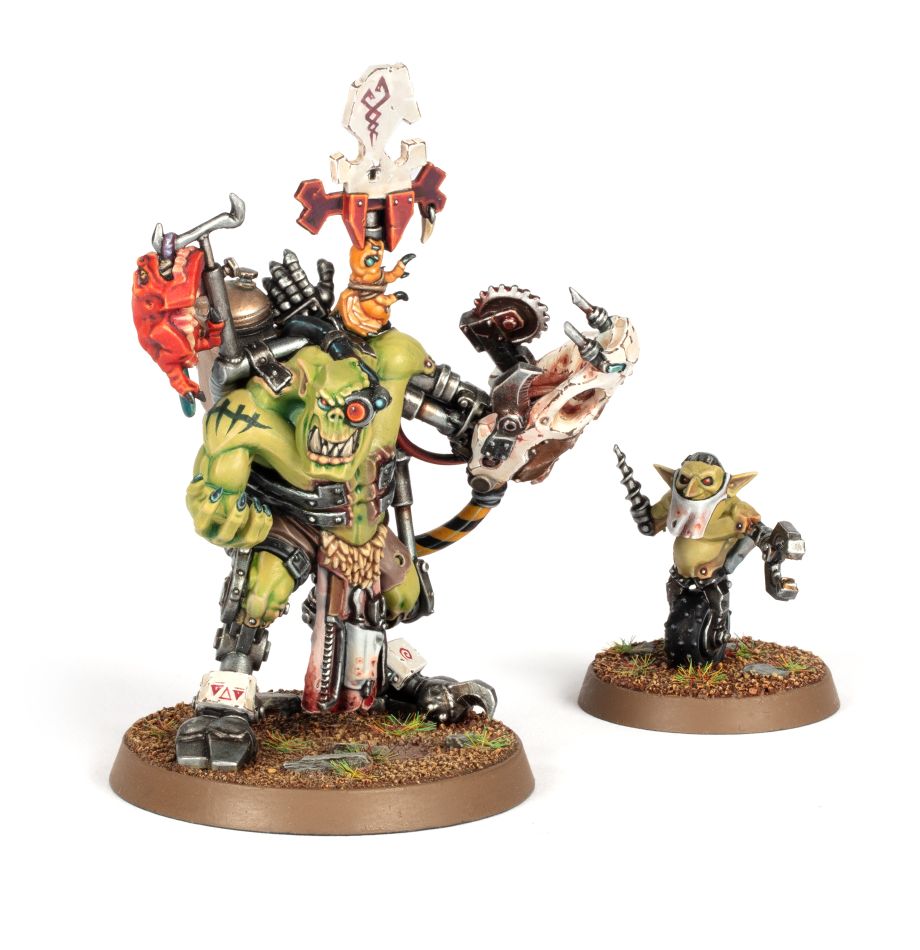 ORKS: JEFE MATAZANOZ - miniatura y caja de Orks Warhammer 40k