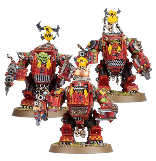 ORKS: MEGANOBLEZ - miniatura y caja de Orks Warhammer 40k