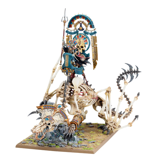 Tomb King/Liche Priest montado en Necrolith Bone Dragon