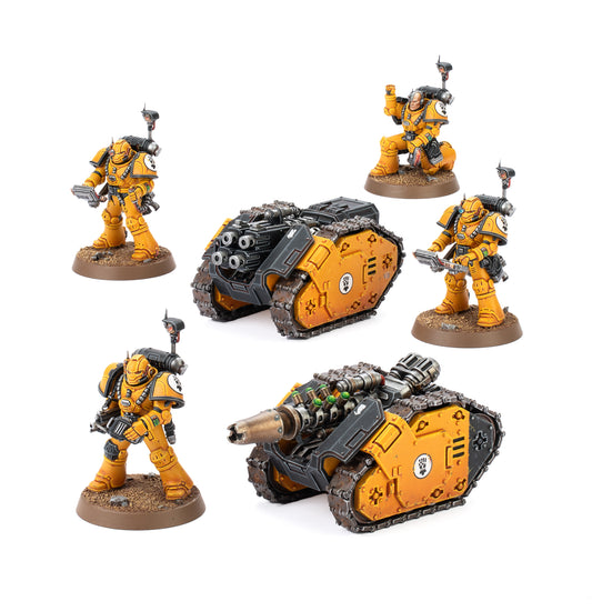 Rapier Quad Heavy Bolters y Graviton Cannon Battery