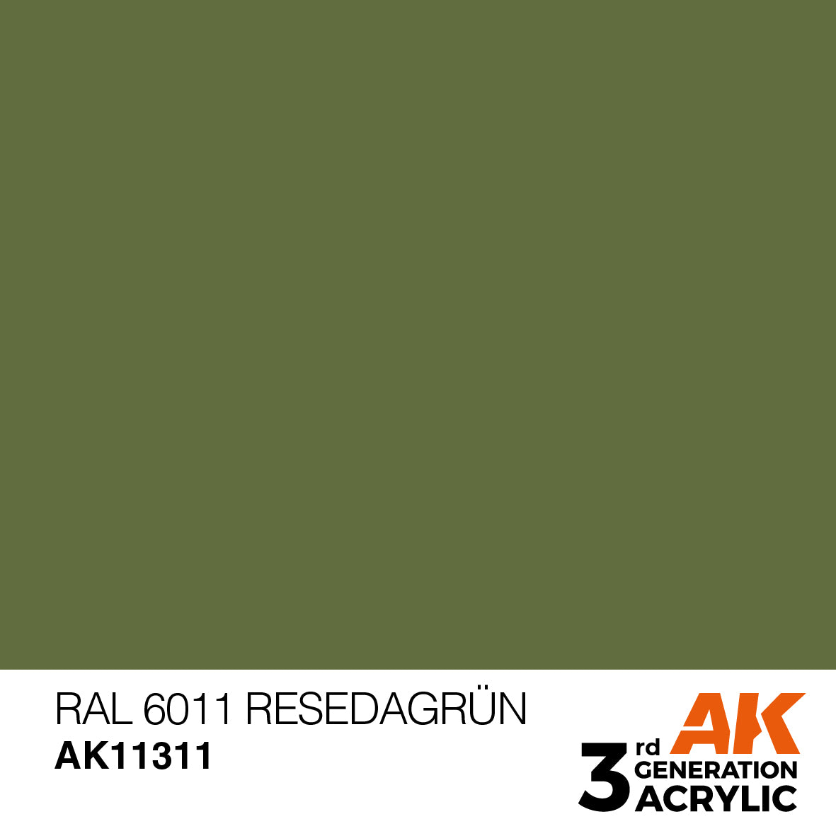 RAL 6011 Resedagrün