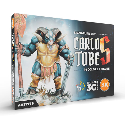 SIGNATURE SET CARLOS TOBES - 14 COLORS + FIGURE