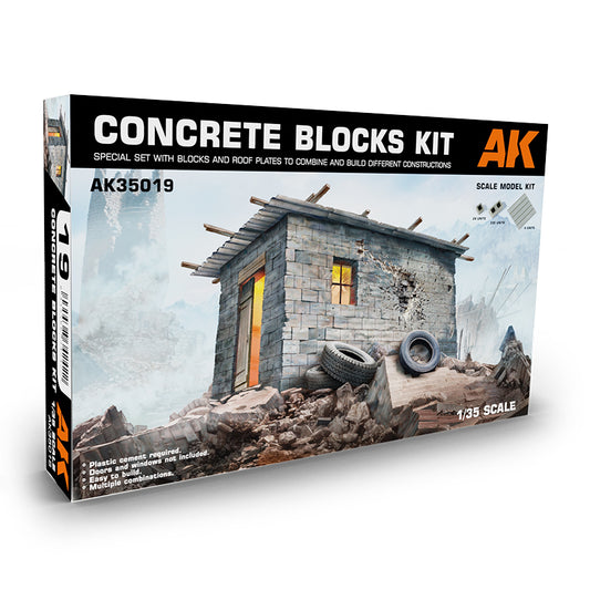 CONCRETE BLOCKS KIT 1/35 Scale