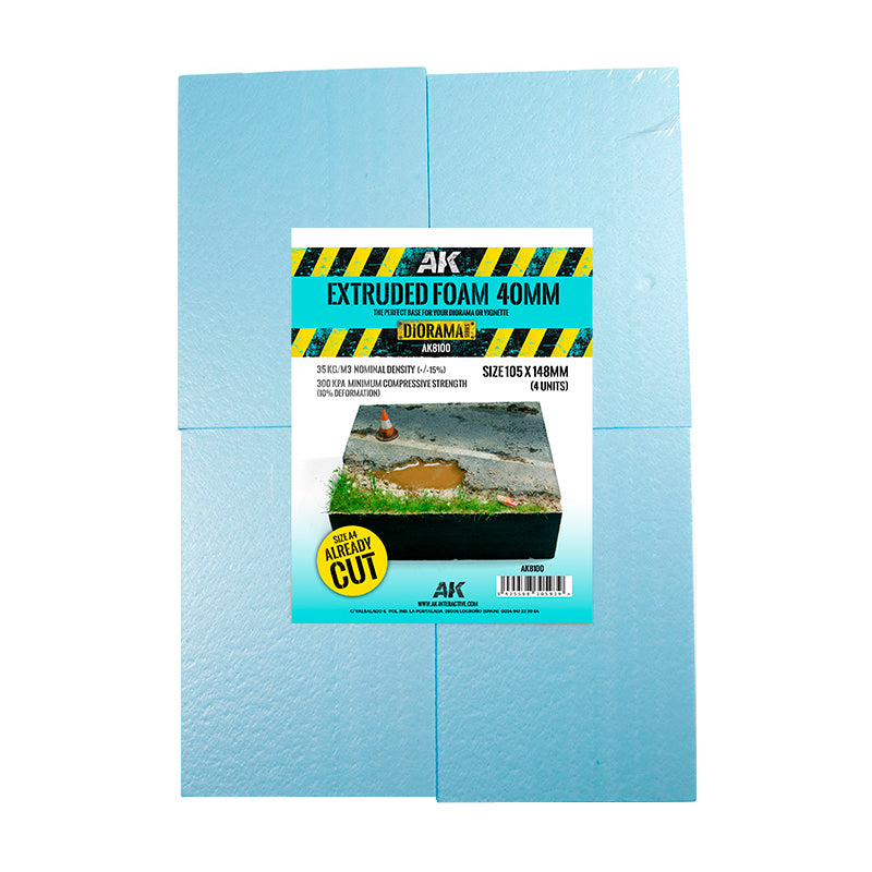 EXTRUDED FOAM 30 MM A4 SIZE ALREADY CUT (4 UNITS)