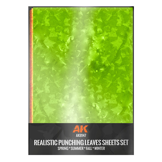 PUNCHING LEAVES SHEETS SET (4 units of A4-size sheets)