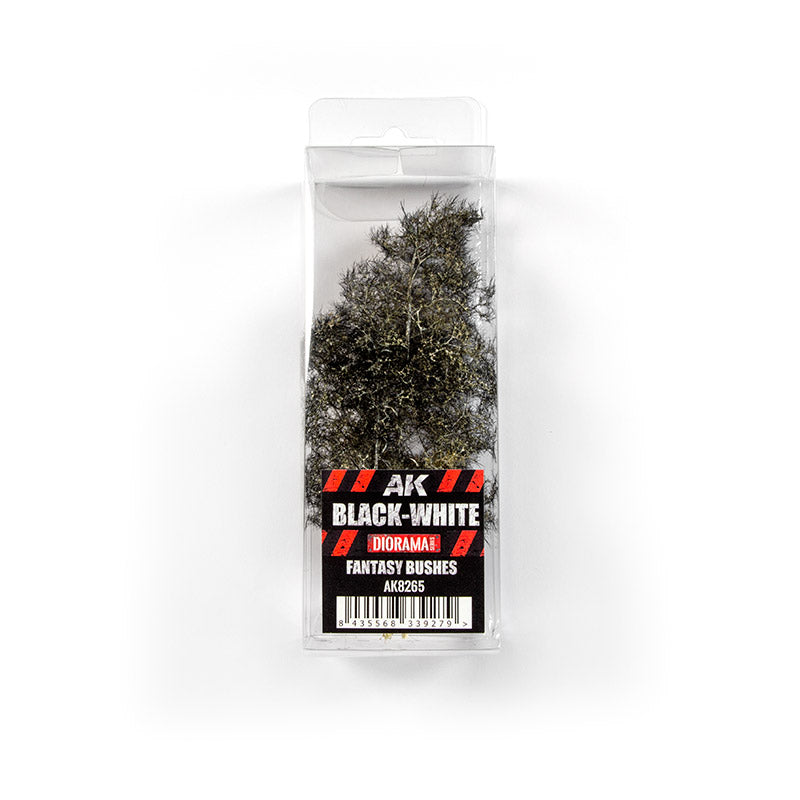BLACK-WHITE FANTASY BUSHES