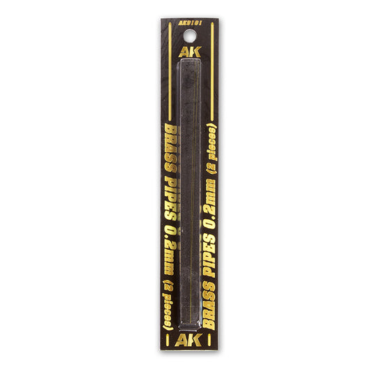 BRASS PIPES 0,2mm, 2 units