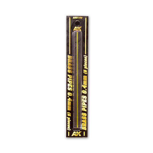 BRASS PIPES 0,4mm, 5 units